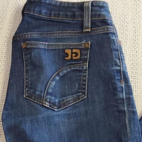 Joe's Honey Logo Cory Washed‎ Distressed Blue Sz 25x31 Jeans w Pockets - Picture 2 of 12